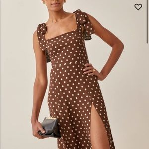 Reformation Twilight Dress Au Lait
